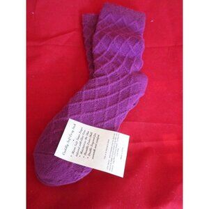 1 Pair Cozy Double Layer Aloe Infused Women Crew Cuddly Comfy Soft Sock 4-10